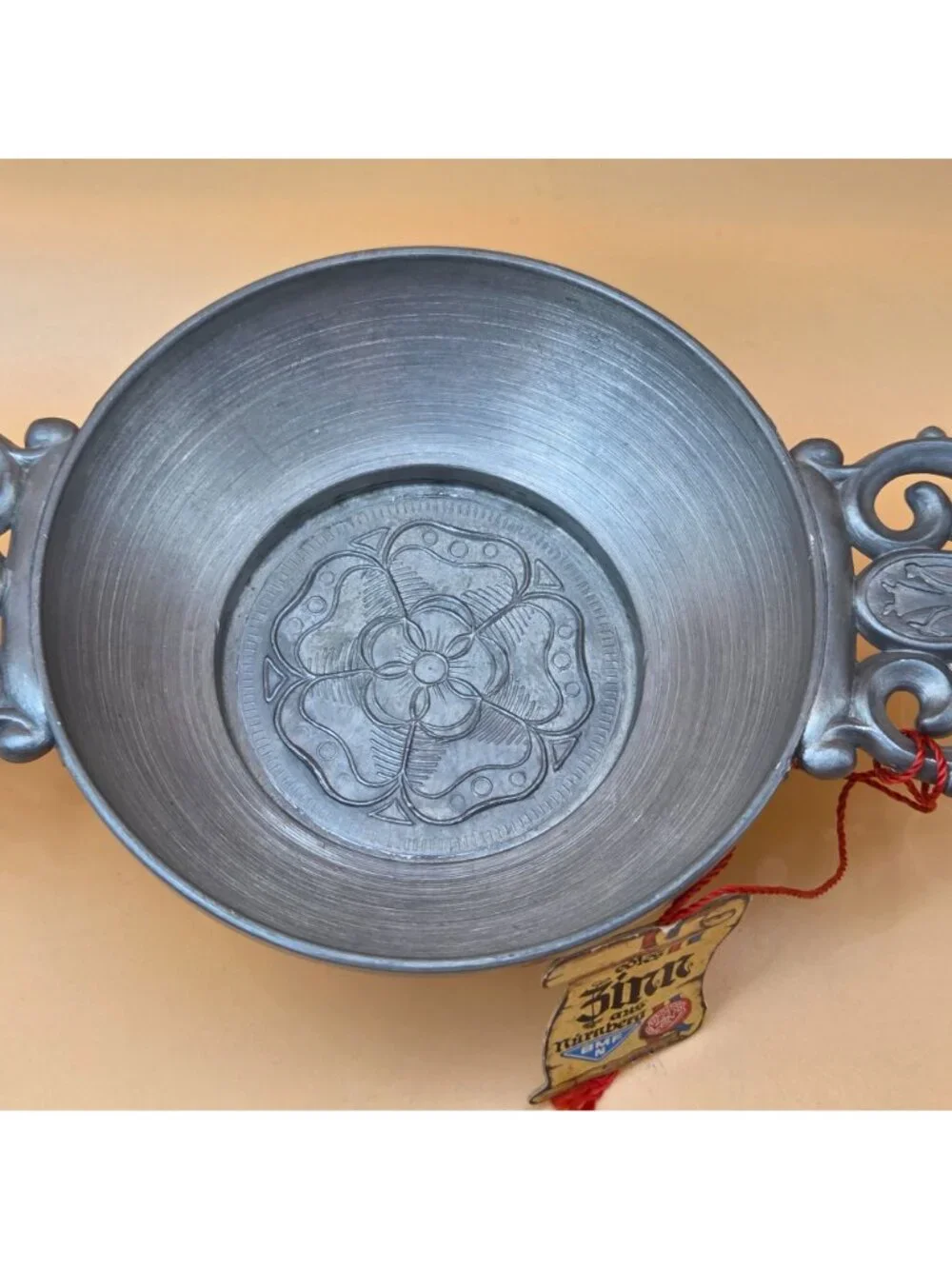 BMF Nürnberg Fein Zinn German Pewter Porringer Brandy Bowl Original Tag